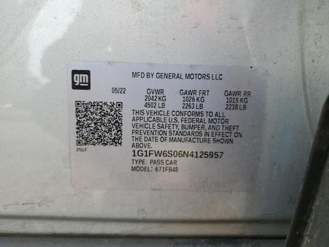 Photo 11 VIN: 1G1FW6S06N4125957 - CHEVROLET BOLT EV 