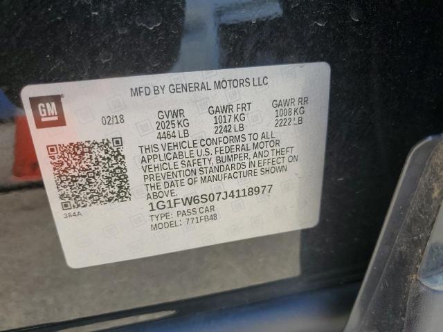 Photo 11 VIN: 1G1FW6S07J4118977 - CHEVROLET BOLT EV LT 