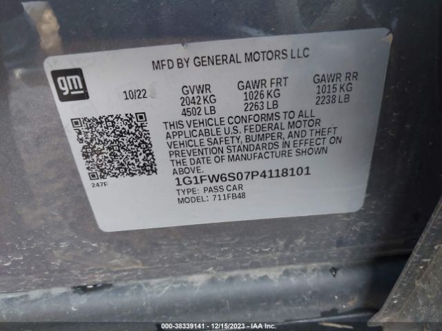 Photo 8 VIN: 1G1FW6S07P4118101 - CHEVROLET BOLT 