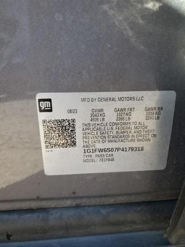 Photo 11 VIN: 1G1FW6S07P4179318 - CHEVROLET BOLT EV 1L 