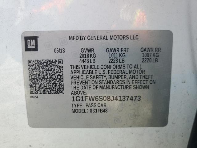 Photo 12 VIN: 1G1FW6S08J4137473 - CHEVROLET BOLT EV LT 