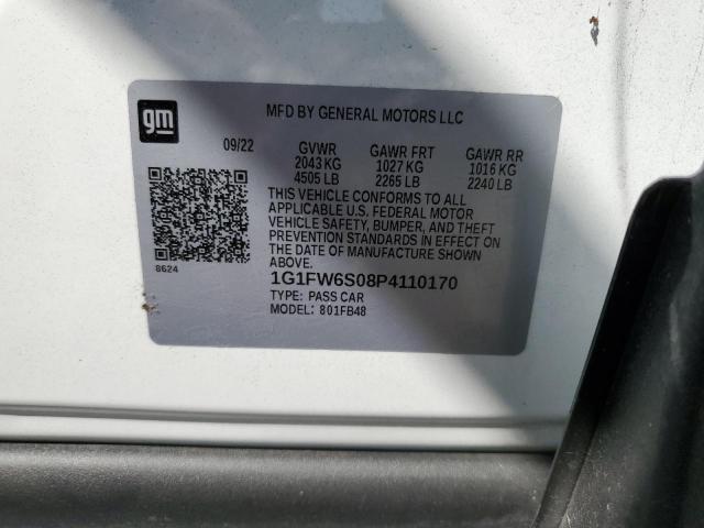 Photo 11 VIN: 1G1FW6S08P4110170 - CHEVROLET BOLT EV 1L 