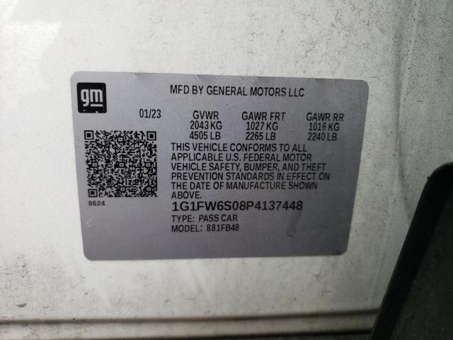 Photo 11 VIN: 1G1FW6S08P4137448 - CHEVROLET BOLT EV 1L 