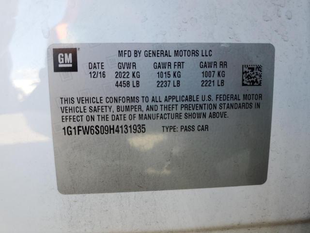 Photo 9 VIN: 1G1FW6S09H4131935 - CHEVROLET BOLT EV LT 