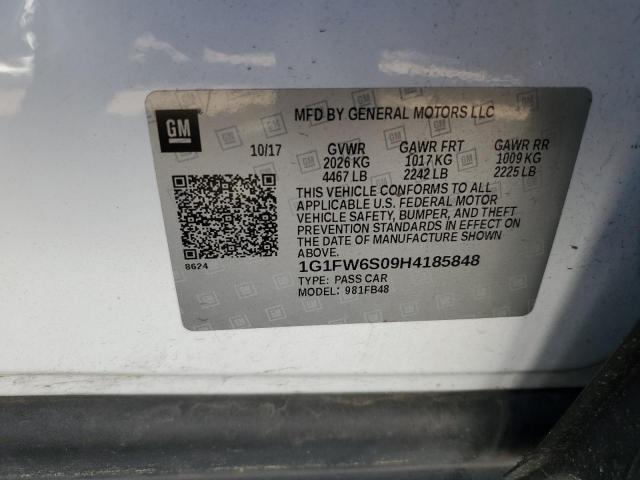 Photo 11 VIN: 1G1FW6S09H4185848 - CHEVROLET BOLT EV 