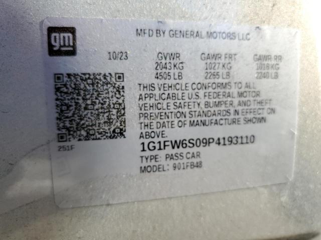 Photo 11 VIN: 1G1FW6S09P4193110 - CHEVROLET BOLT EV 1L 