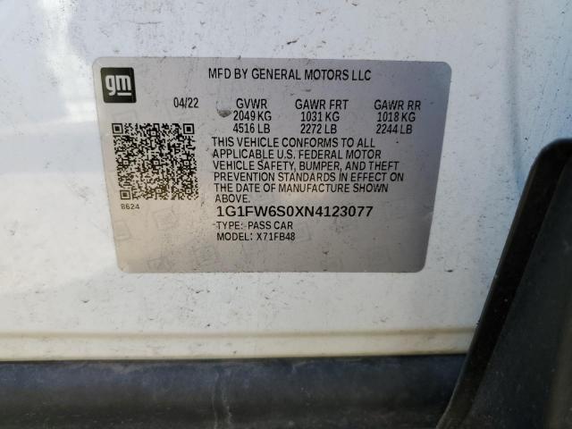 Photo 11 VIN: 1G1FW6S0XN4123077 - CHEVROLET BOLT EV 