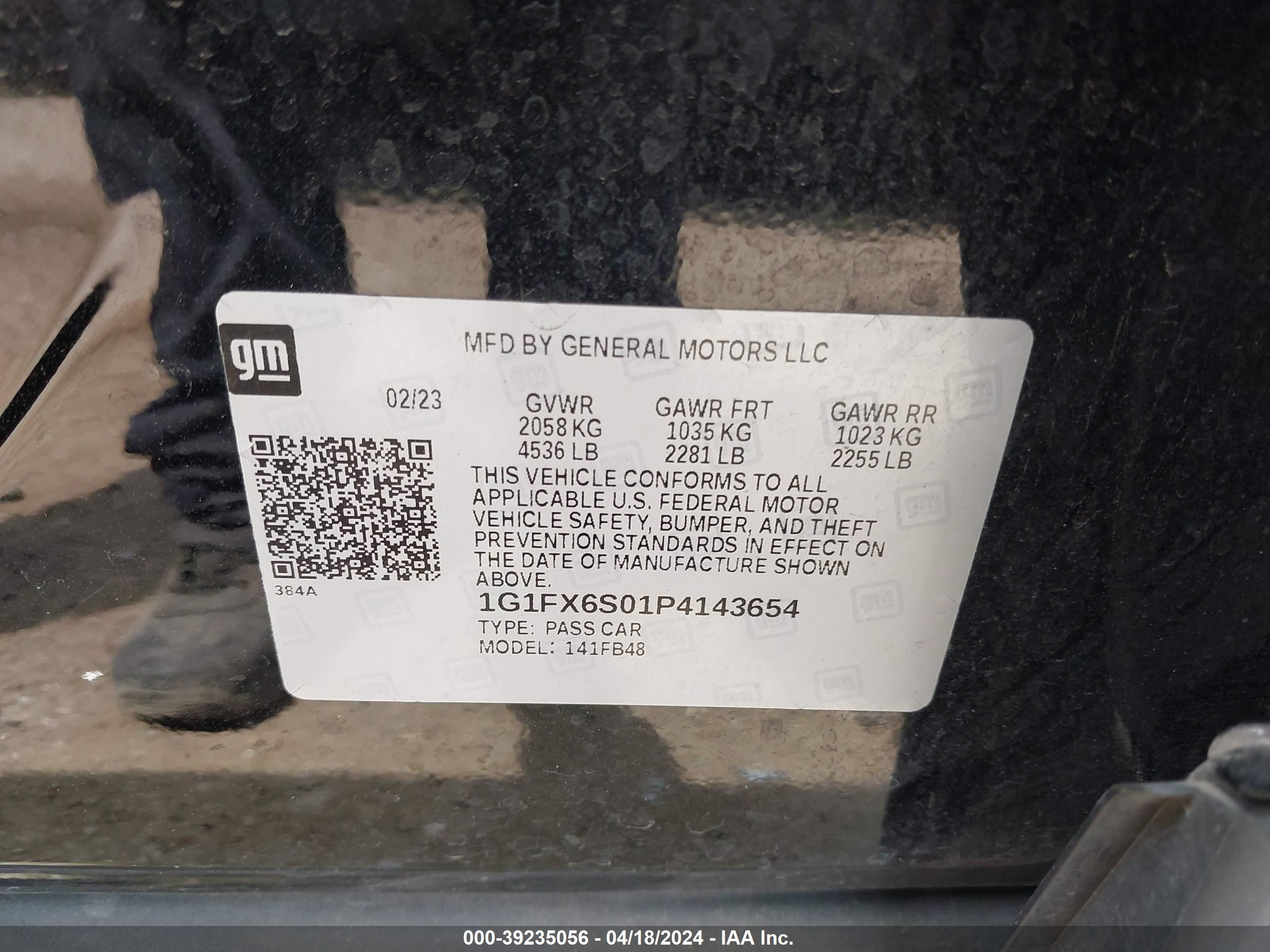 Photo 8 VIN: 1G1FX6S01P4143654 - CHEVROLET BOLT EUV 