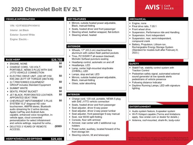 Photo 12 VIN: 1G1FX6S03P4149410 - CHEVROLET BOLT EV 