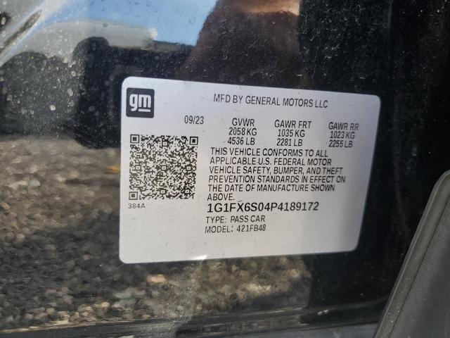 Photo 12 VIN: 1G1FX6S04P4189172 - CHEVROLET BOLT EV 2L 