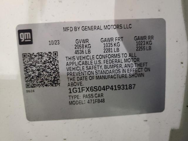 Photo 12 VIN: 1G1FX6S04P4193187 - CHEVROLET BOLT 