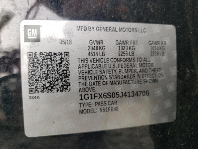 Photo 12 VIN: 1G1FX6S05J4134706 - CHEVROLET BOLT EV PR 