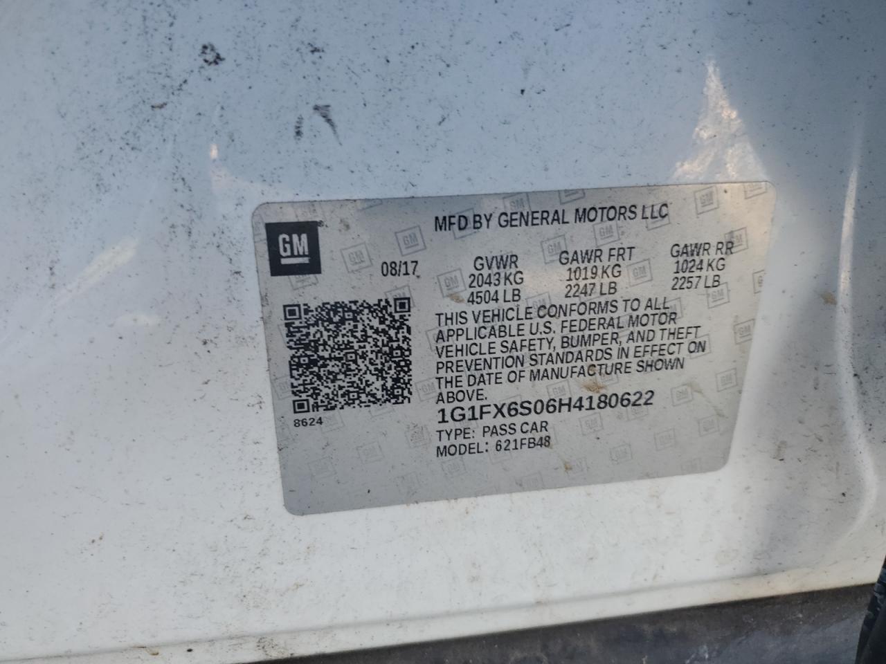 Photo 12 VIN: 1G1FX6S06H4180622 - CHEVROLET BOLT EV 