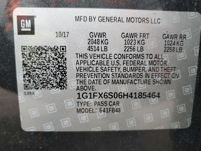 Photo 11 VIN: 1G1FX6S06H4185464 - CHEVROLET BOLT EV 