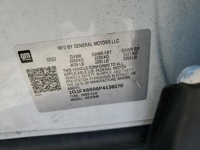 Photo 11 VIN: 1G1FX6S06P4138370 - CHEVROLET BOLT EV 2L 