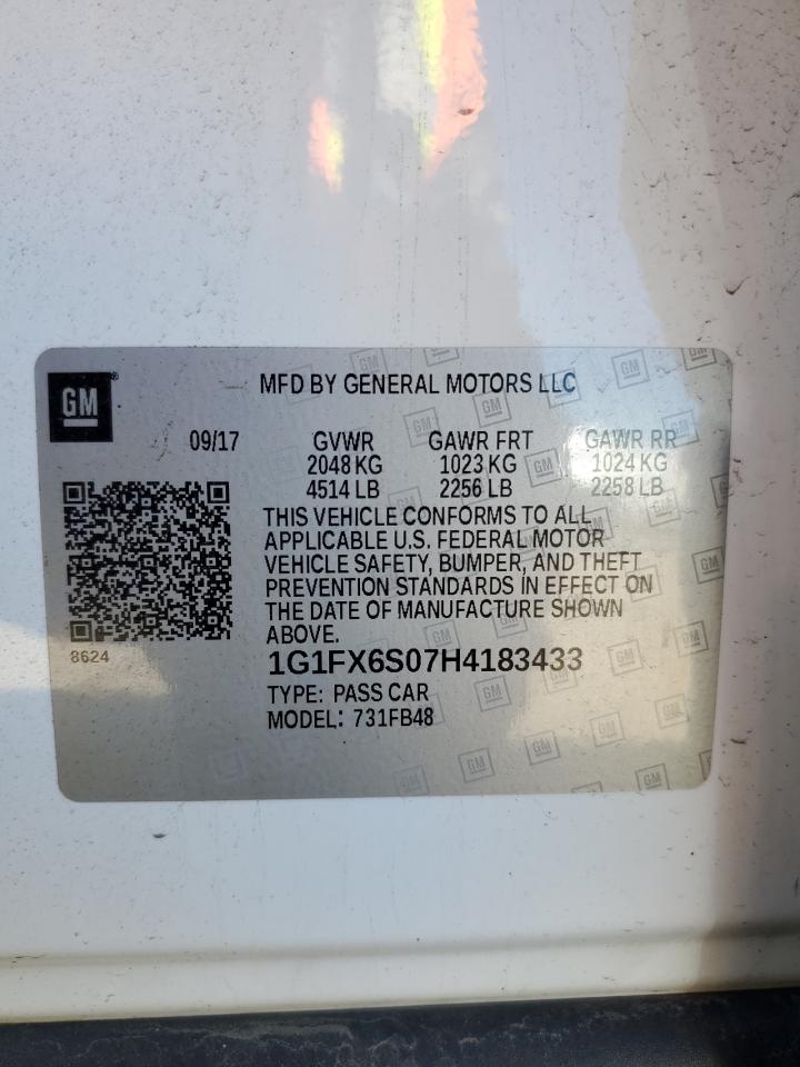 Photo 12 VIN: 1G1FX6S07H4183433 - CHEVROLET BOLT 