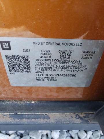 Photo 11 VIN: 1G1FX6S07H4189250 - CHEVROLET BOLT EV 