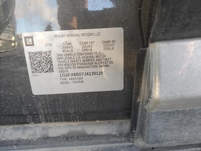 Photo 12 VIN: 1G1FX6S07J4139129 - CHEVROLET BOLT EV PR 