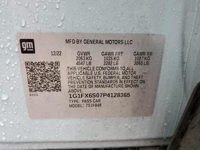 Photo 12 VIN: 1G1FX6S07P4128365 - CHEVROLET BOLT EV 2L 