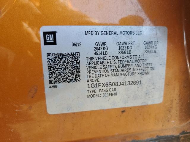 Photo 12 VIN: 1G1FX6S08J4132691 - CHEVROLET BOLT EV PR 