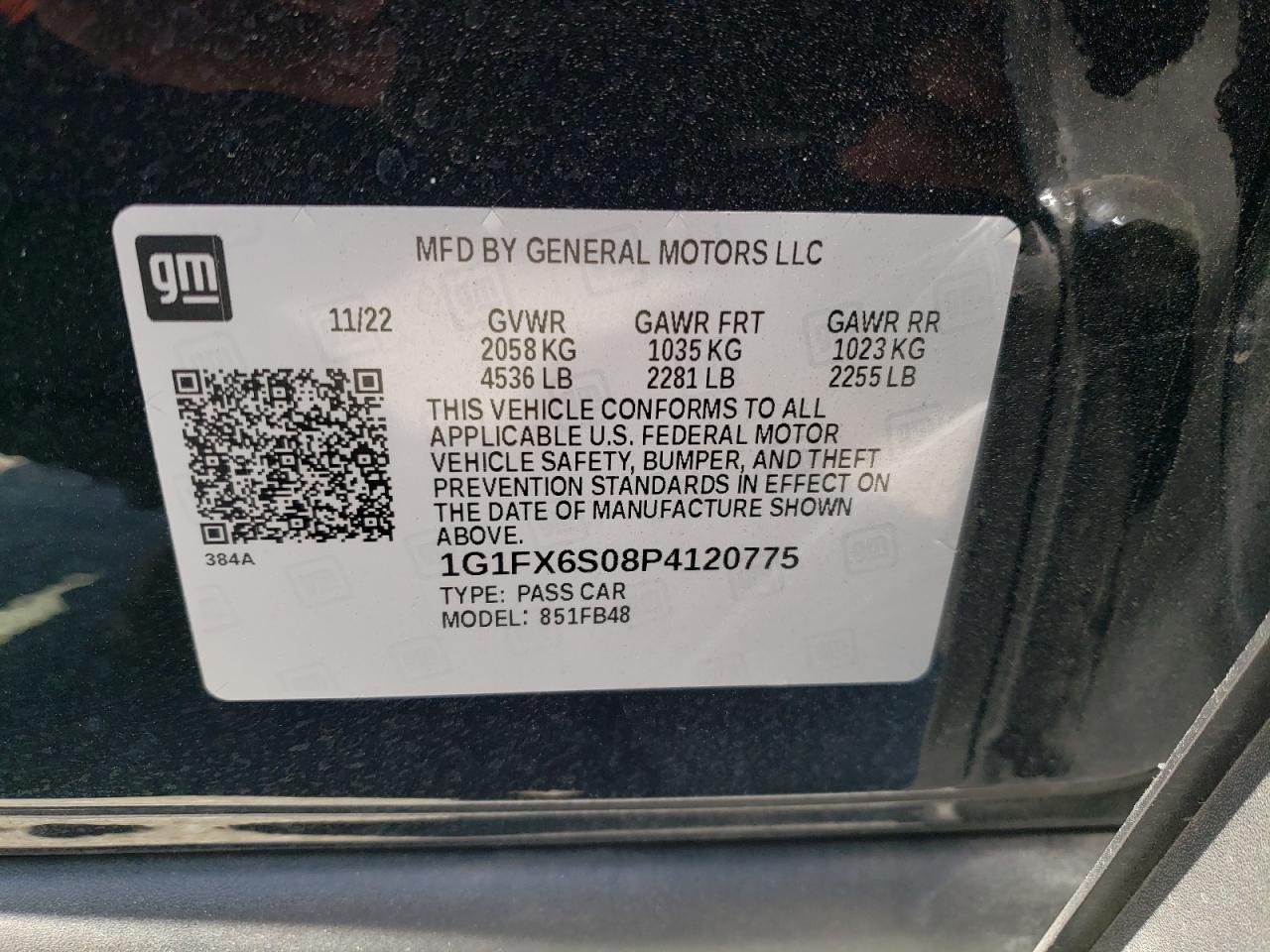 Photo 11 VIN: 1G1FX6S08P4120775 - CHEVROLET BOLT 