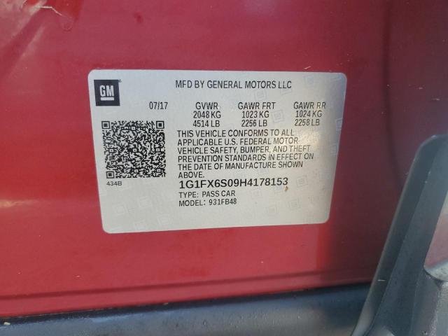 Photo 12 VIN: 1G1FX6S09H4178153 - CHEVROLET BOLT EV PR 