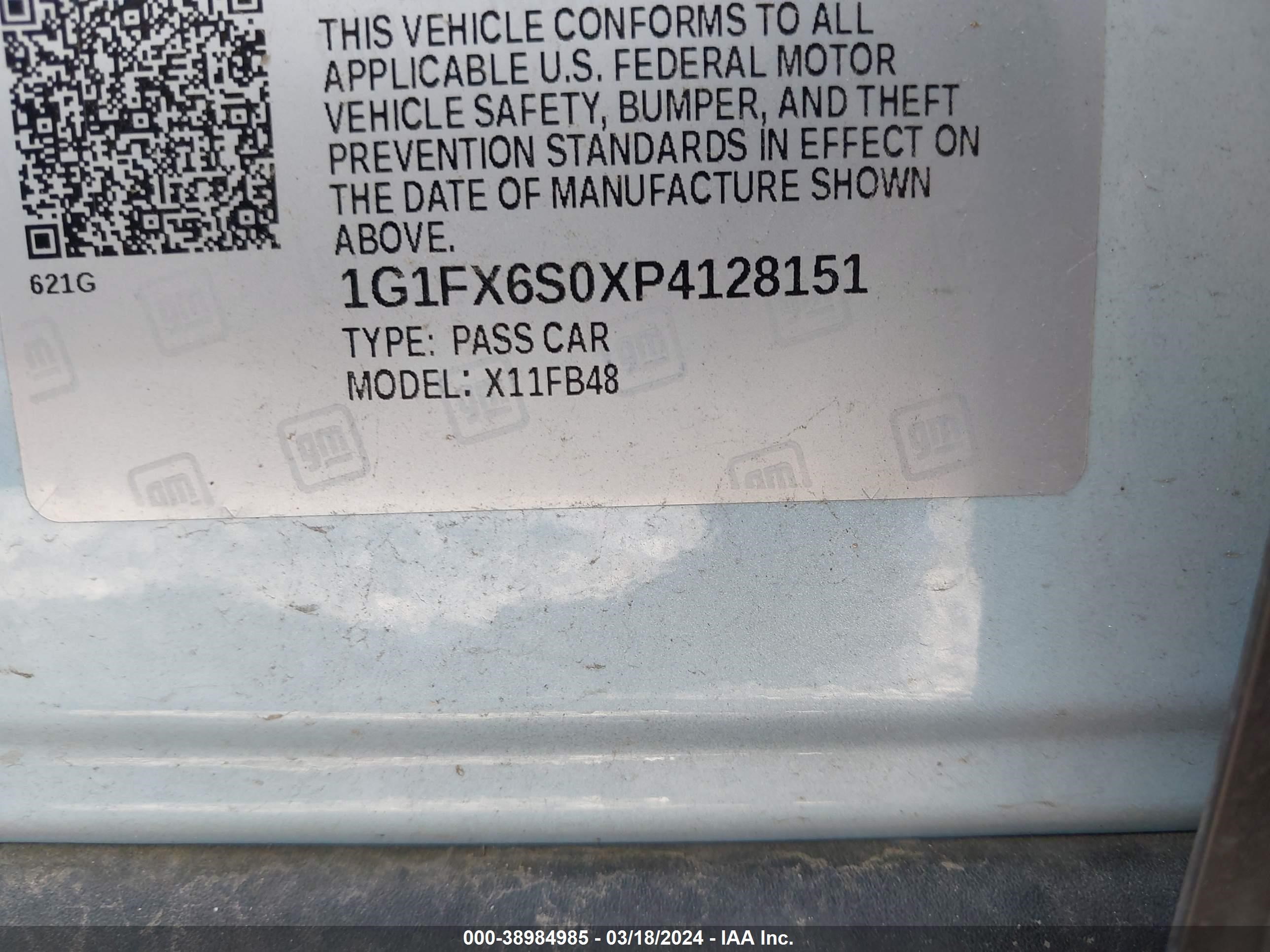 Photo 8 VIN: 1G1FX6S0XP4128151 - CHEVROLET BOLT EUV 