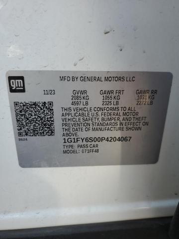 Photo 12 VIN: 1G1FY6S00P4204067 - CHEVROLET BOLT EUV L 