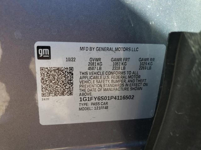 Photo 12 VIN: 1G1FY6S01P4116502 - CHEVROLET BOLT EUV L 