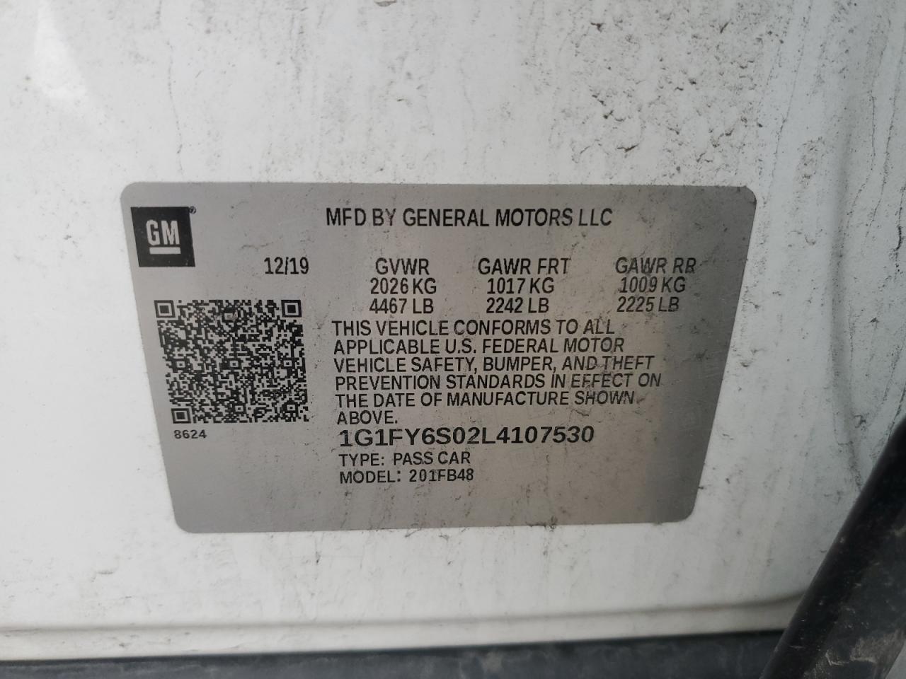 Photo 11 VIN: 1G1FY6S02L4107530 - CHEVROLET BOLT 