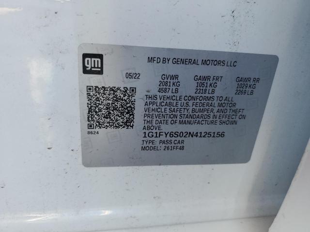 Photo 12 VIN: 1G1FY6S02N4125156 - CHEVROLET BOLT 