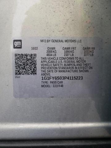 Photo 12 VIN: 1G1FY6S03P4115223 - CHEVROLET BOLT EUV 