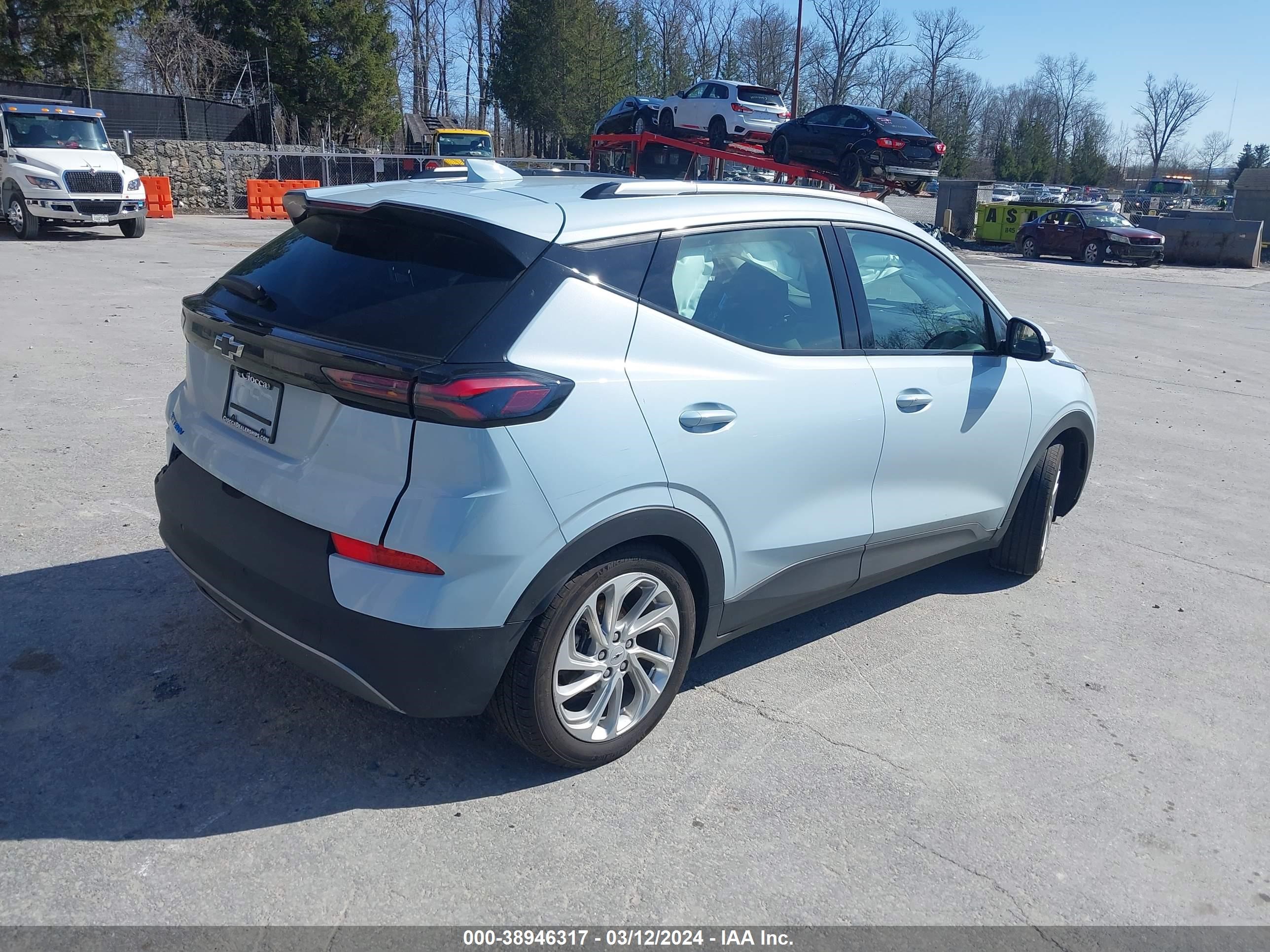 Photo 3 VIN: 1G1FY6S03P4121197 - CHEVROLET BOLT EUV 