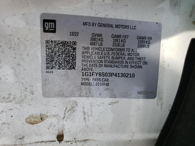 Photo 11 VIN: 1G1FY6S03P4130210 - CHEVROLET BOLT EUV L 