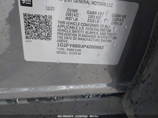 Photo 8 VIN: 1G1FY6S03P4200983 - CHEVROLET BOLT EUV 