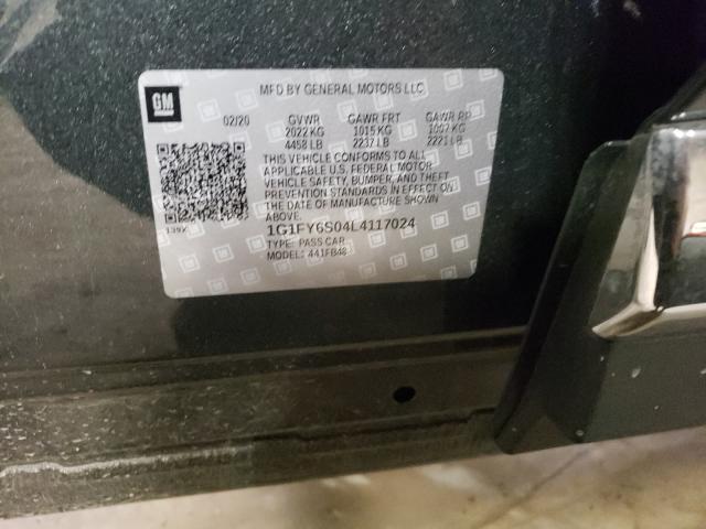 Photo 9 VIN: 1G1FY6S04L4117024 - CHEVROLET BOLT EV 