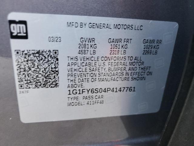 Photo 12 VIN: 1G1FY6S04P4147761 - CHEVROLET BOLT EUV L 