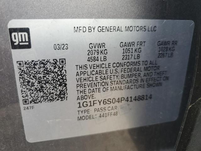 Photo 12 VIN: 1G1FY6S04P4148814 - CHEVROLET BOLT EUV L 