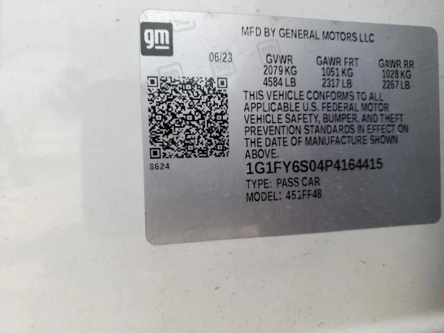 Photo 11 VIN: 1G1FY6S04P4164415 - CHEVROLET BOLT EUV L 