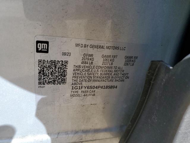 Photo 12 VIN: 1G1FY6S04P4185894 - CHEVROLET BOLT EUV L 