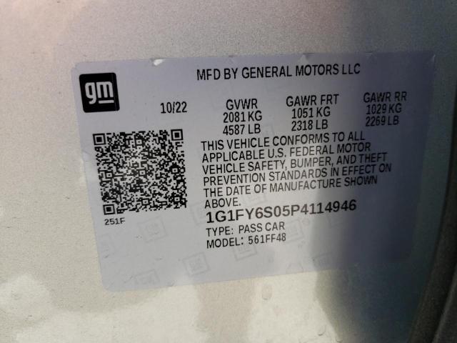 Photo 12 VIN: 1G1FY6S05P4114946 - CHEVROLET BOLT EV 