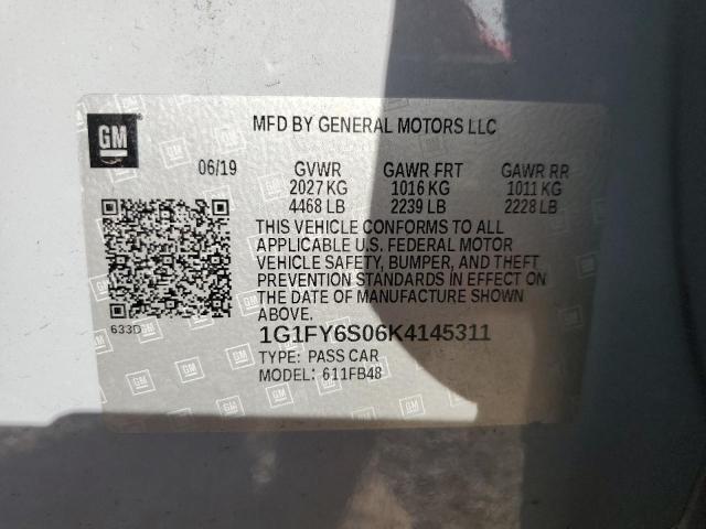 Photo 11 VIN: 1G1FY6S06K4145311 - CHEVROLET BOLT EV LT 