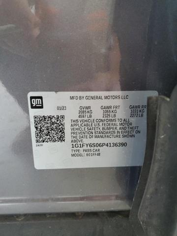 Photo 12 VIN: 1G1FY6S06P4136390 - CHEVROLET BOLT EUV L 