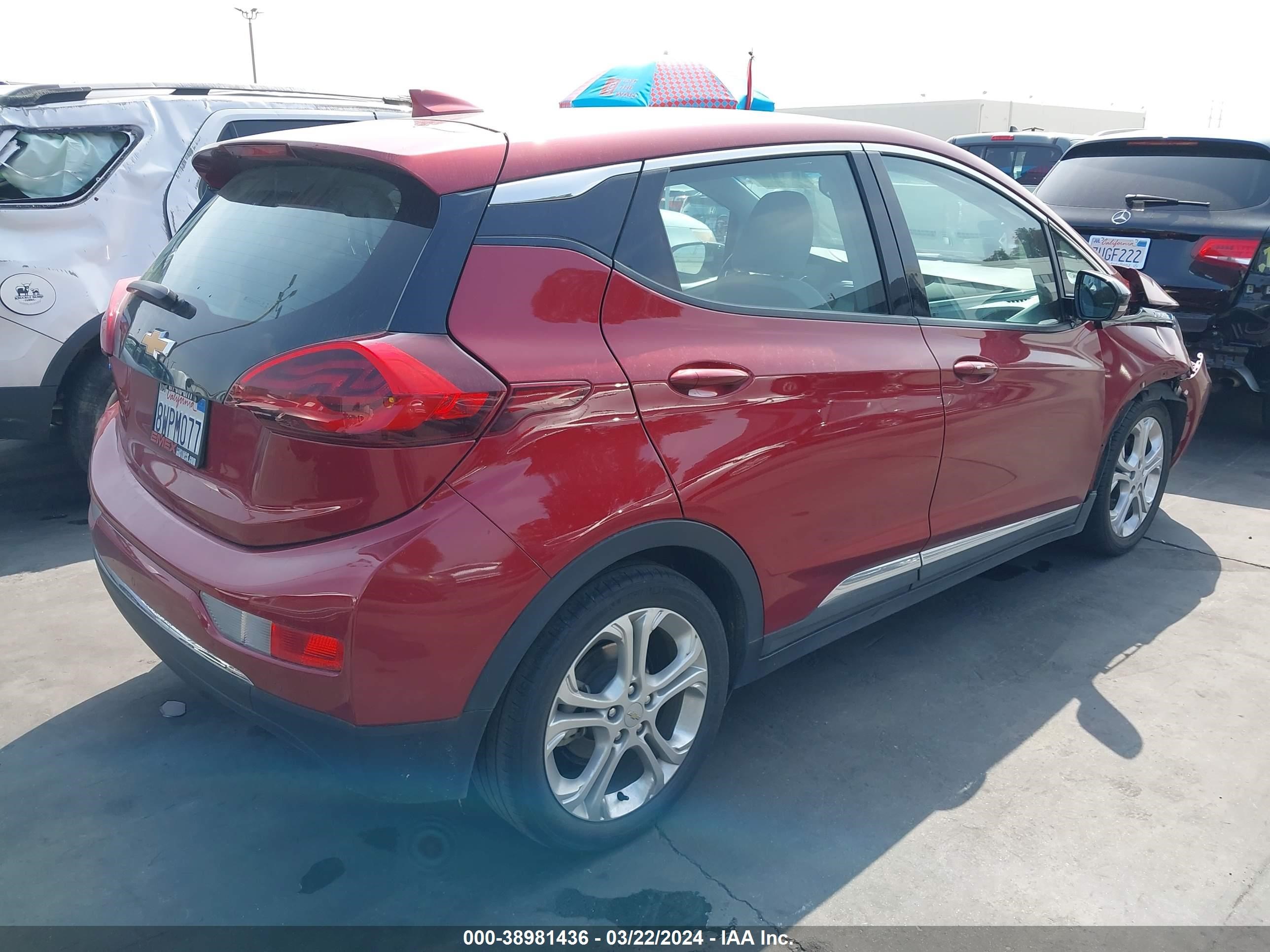 Photo 3 VIN: 1G1FY6S07M4110361 - CHEVROLET BOLT EUV 