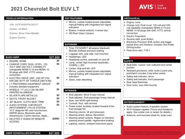 Photo 11 VIN: 1G1FY6S07P4150217 - CHEVROLET BOLT 