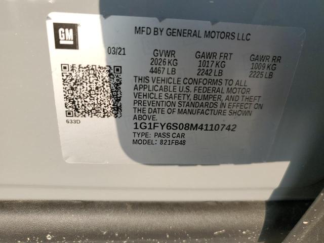 Photo 11 VIN: 1G1FY6S08M4110742 - CHEVROLET BOLT EV LT 