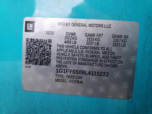 Photo 11 VIN: 1G1FY6S09L4115222 - CHEVROLET BOLT 