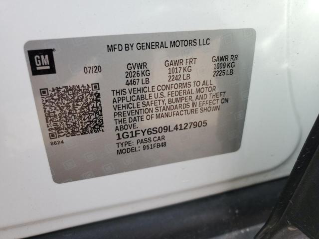 Photo 11 VIN: 1G1FY6S09L4127905 - CHEVROLET BOLT EV 