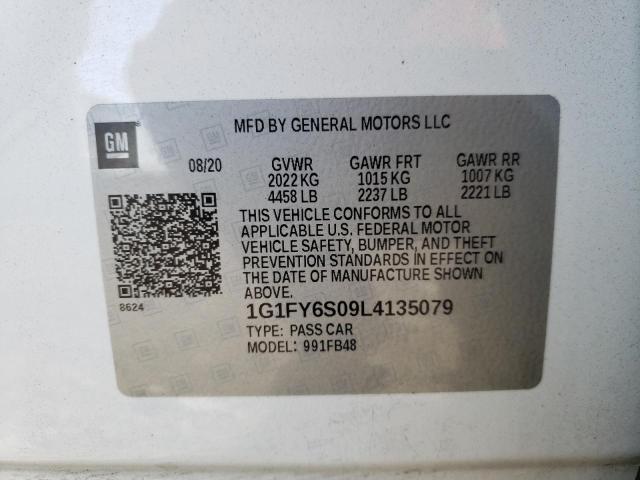 Photo 9 VIN: 1G1FY6S09L4135079 - CHEVROLET BOLT EV LT 