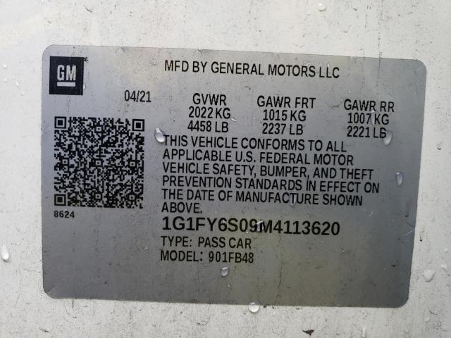 Photo 11 VIN: 1G1FY6S09M4113620 - CHEVROLET BOLT EV 